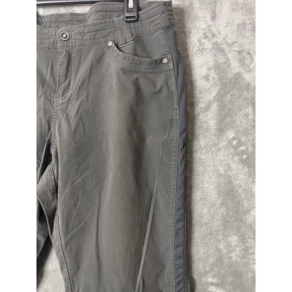 Kuhl‎ Pants Women 16 Reg Gray Stretch Hiking Gorpcore Lightweight Cotton - Picture 2 of 7